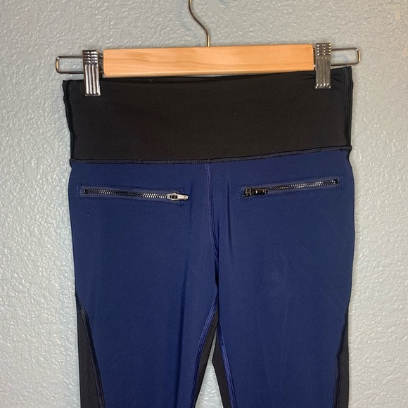 compression blue leggings size XS EUC GapFit - Picture 3 of 14